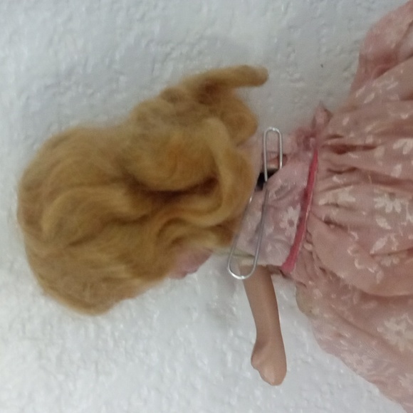 Collectible Vintage Storybook Nancy Ann Bisque Doll Blonde Frozen Legs AS IS - Picture 5 of 15